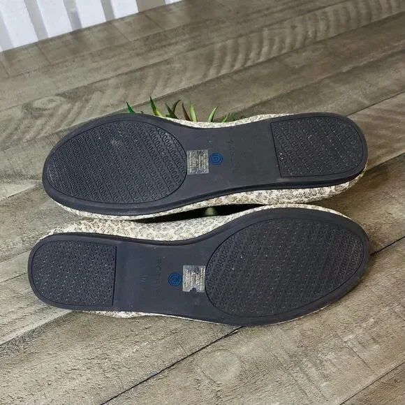 Rothy's Leopard Print Flats with Blue Accents - Picture 6 of 8